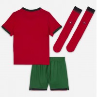 Maglia Calcio Portogallo Prima Divisa Bambino Europei 2024 Manica Corta (+ pantaloncini)